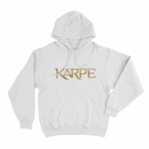 Karpe Logo Unisex Hoodie White