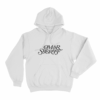 Omar Sheriff Wordmark Unisex Hoodie White